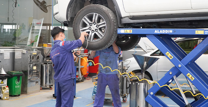 Áp suất lốp chuẩn cho xe Toyota